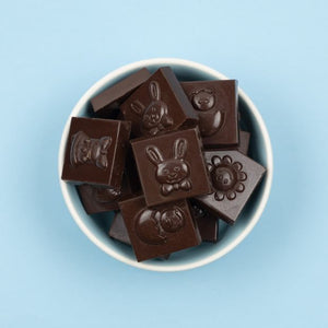 Happy Tummies Easter Squares Dark Choc 100g - Happy Tummies Pty Ltd
