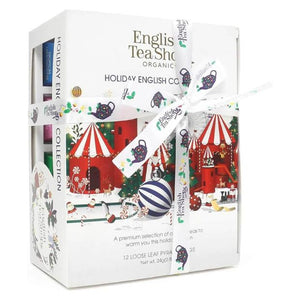 English Tea Shop Organic Holiday White Pyramid Prism Collection