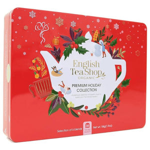 English Tea Shop Organic Red Premium Holiday Collection Gift Tin