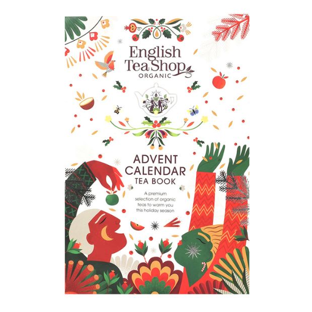 English Tea Shop Organic Advent Calendar Tea Book White