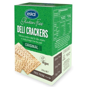 Eskal Gluten Free Deli Crackers Original 200g