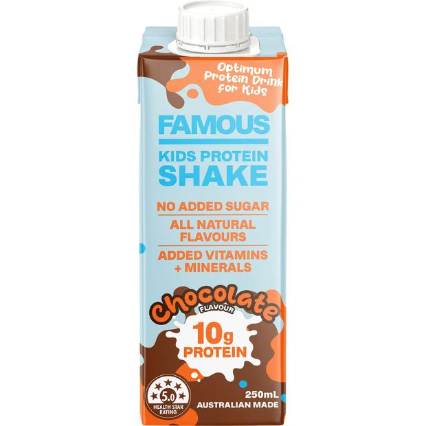 Famous Kids Protein Shake Chocolate 250ml