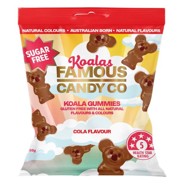 Famous Candy Co Sugar Free Koala Gummies Cola 50g