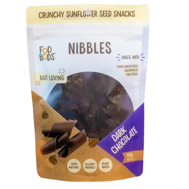 Fodbods Nibbles Dark Chocolate 100g