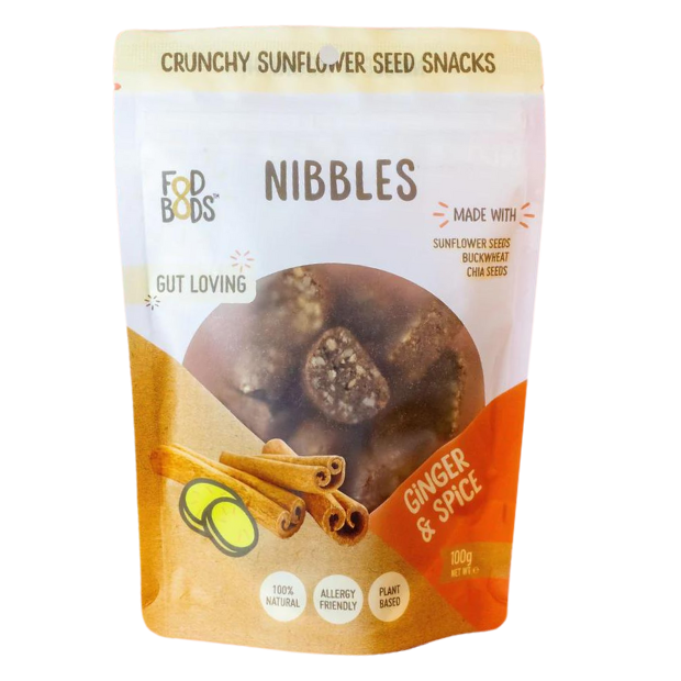 Fodbods Nibbles Ginger & Spice 100g