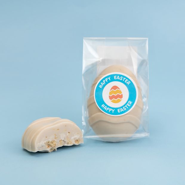 Free From Family Co Vegan Cookie Easter Egg - White Choc 120g