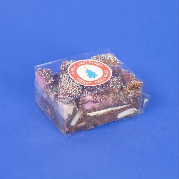 Vegan Christmas Colours Mylk Chocolate Rocky Road Gluten Free