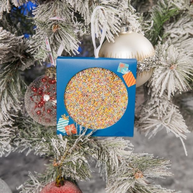 Free From Family Co Christmas Bauble Mylk Choc Sprinkles 90g