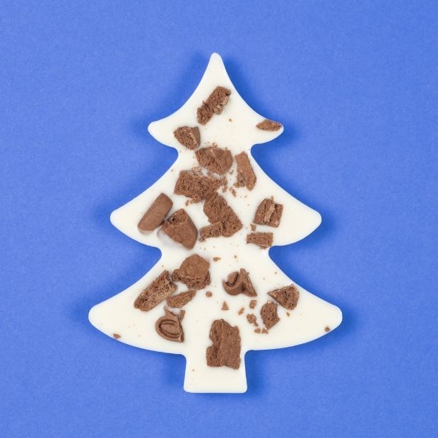 Free From Family Co Christmas Tree White Choc & Gingerbread 80g