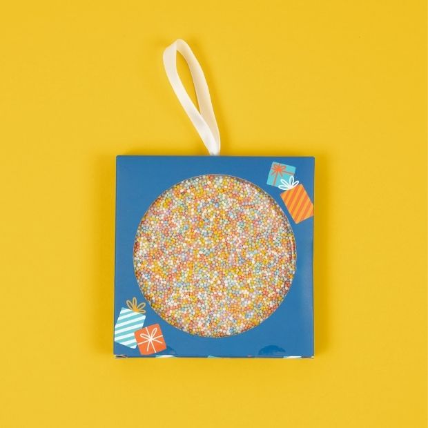 Free From Family Co Christmas Bauble White Choc Sprinkles 90g