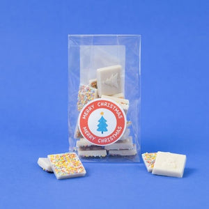 Free From Family Co Christmas Squares White Choc Sprinkles 100g