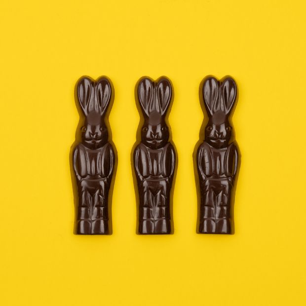 Free From Family Co Easter Bunny Dark Choc 105g - 3 Pack