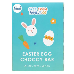 Free From Family Co Easter Egg Bar Dark Choc 100g