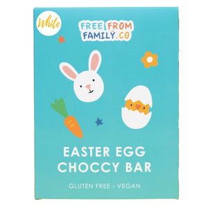 Free From Family Co Easter Egg Bar White Choc 100g