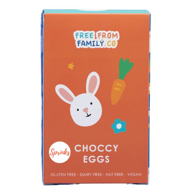 Free From Family Co Mini Easter Eggs Mylk Choc & Sprinkles 100g