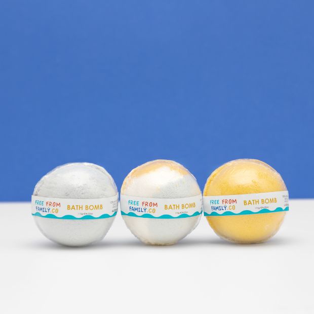 Free From Family Co Bath Bomb Bundle 3 x 115g