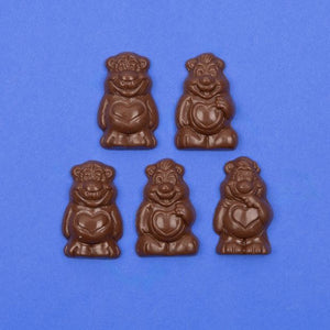 Free From Family Co Bears Mylk Choc Golden Crunch - 5 Pack - 75g
