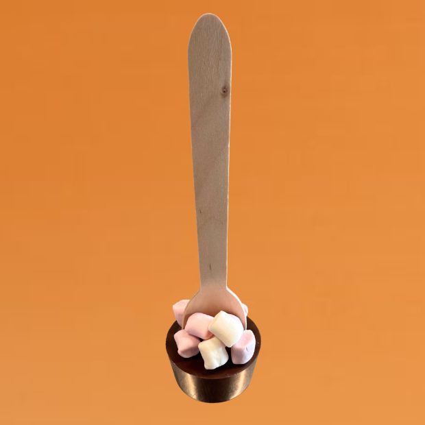 Free From Family Co Mylk Hot Choccy Bomb Spoon With Marshmallows 50g