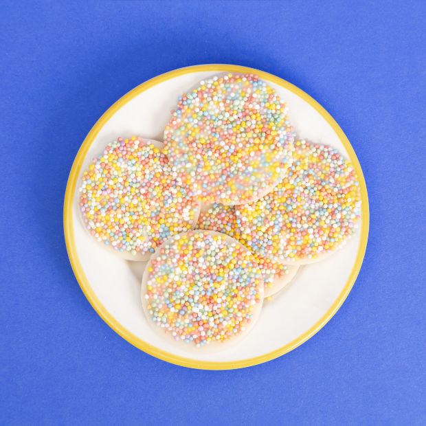 Free From Family Co White Choc Freckles 150g