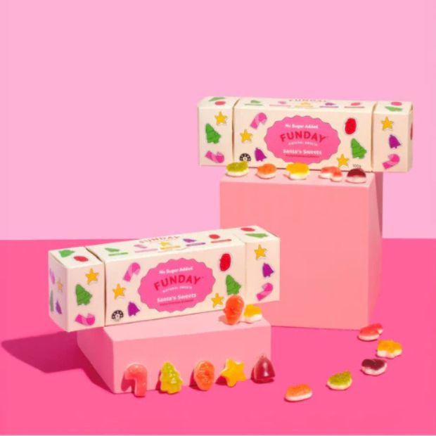 Funday Festive Santa's Sweets Fruity Christmas Gummies 100g