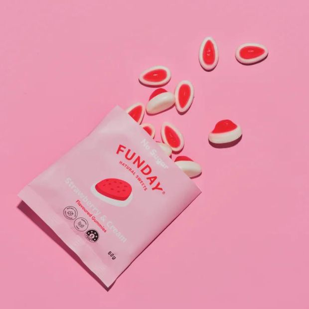 Funday Strawberry & Cream 50g