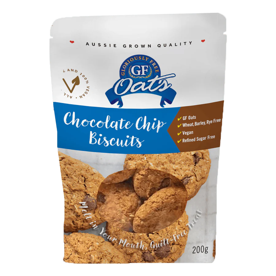 Gloriously Free Oats Chocolate Chip Biscuits 200g