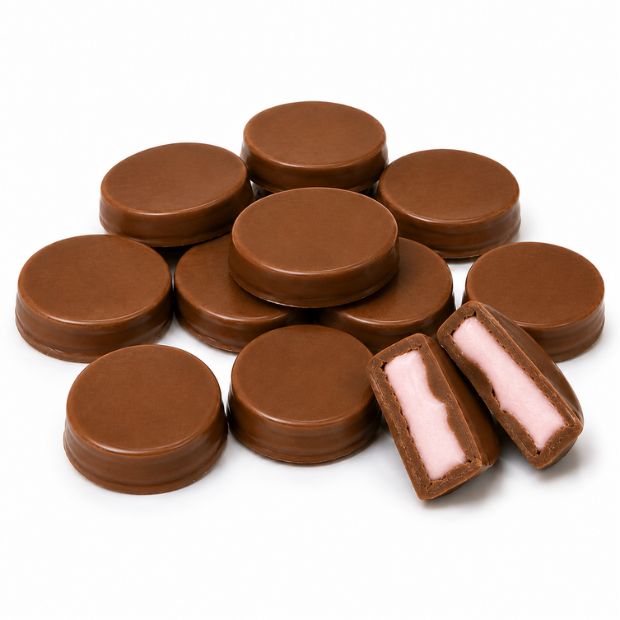 Happy Tummies Mylk Choc Strawberry Creams 100g