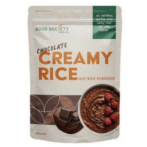 The Good Society Food Co Hot Rice Porridge Chocolate Creamy Rice