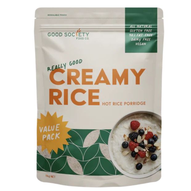 The Good Society Food Co Hot Rice Porridge Creamy Rice