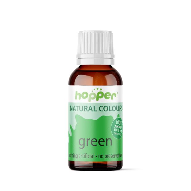 Hopper Natural Food Coloring Green 20g