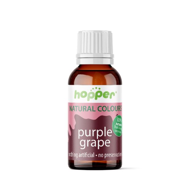 Hopper Natural Food Coloring Purple 20g