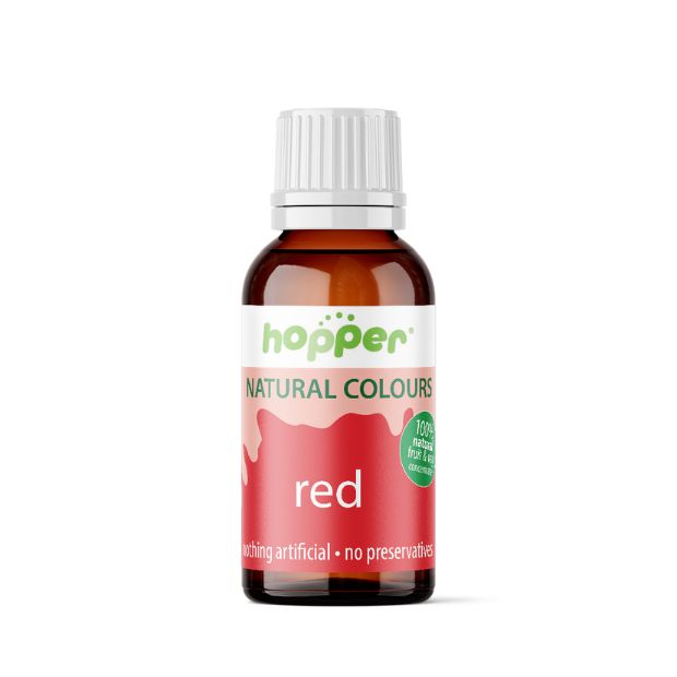 Hopper Natural Food Colouring Red 20g