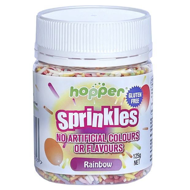 Hopper Rainbow Sprinkles 125g