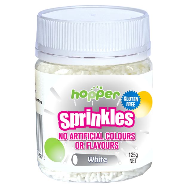 Hopper Sprinkles White 125g