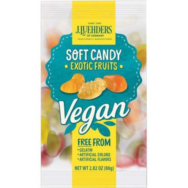 J Luehders Vegan Exotic Fruits Lollies 80g - Happy Tummies