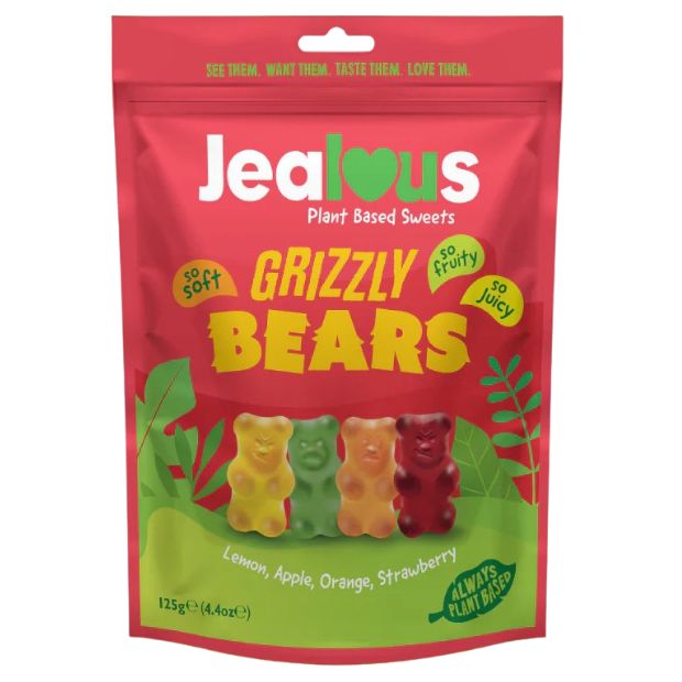 Jealous Sweets Grizzly Bears Share Bag 125g