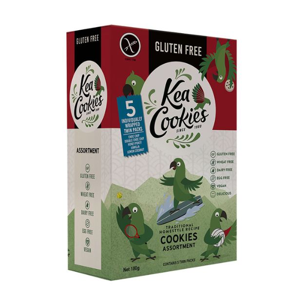 Kea Cookies Assorted Twin Pack Cookies 180g