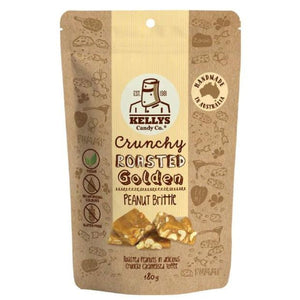 Kellys Candy Co Crunchy Roasted Golden Peanut Brittle 180g
