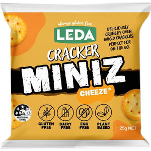 Leda Cracker Miniz Cheeze Multi 6 Pack 6 x 150g