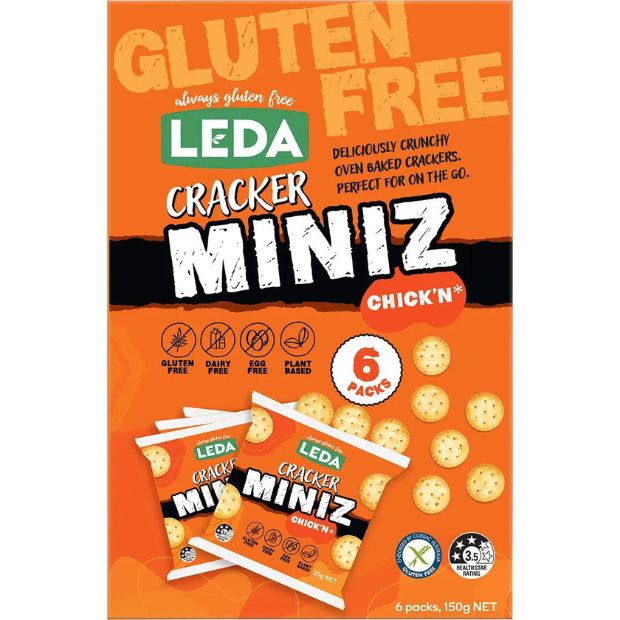 Leda Cracker Miniz Chick'n Multi 6 Pack 6 x 150g