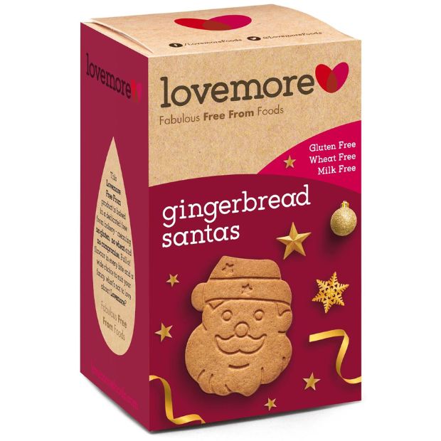 Lovemore Gingerbread Santas 195g