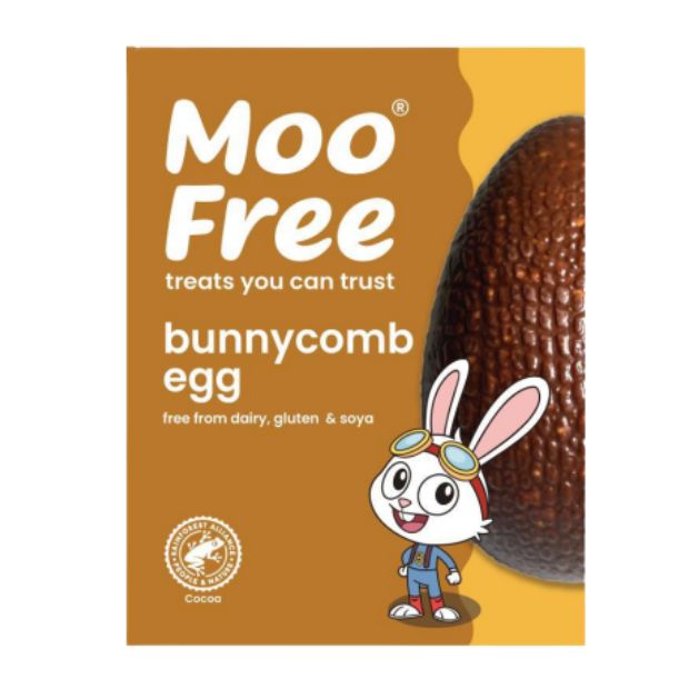 Moo Free Bunnycomb Easter Egg 85g