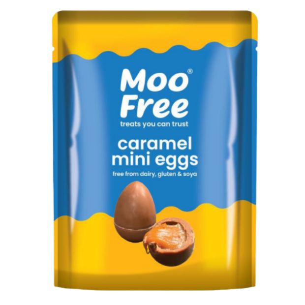 Moo Free Caramel Mini Easter Eggs 84g