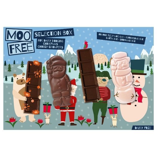 Moo Free Christmas Selection Box 80g
