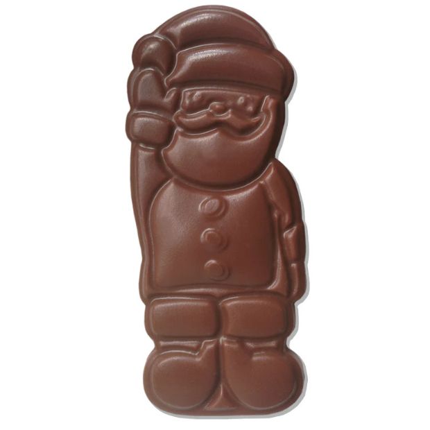 Moo Free Choccy Santa With Cereal Balls 30g