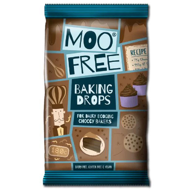 Moo Free Milk Choc Baking Drop 100g
