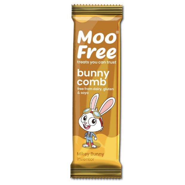 Moo Free Mini Chocolate Bar Bunnycomb 20g