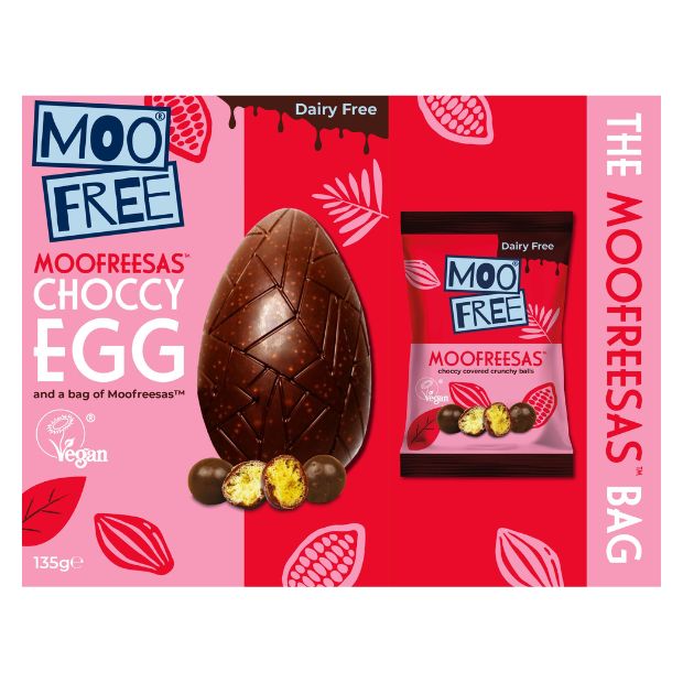 Moo Free Milk Choccy Egg & Moofreesas 135g