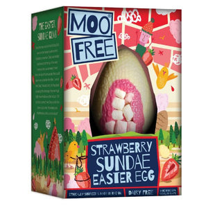 Moo Free Strawberry Sundae Easter Egg 85g