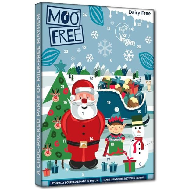 Moo Free Advent Calendar White Chocolate 70g